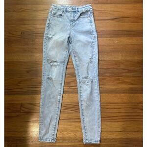 American Eagle Curvy High-Rise Distressed Jeggings – Women’s Size 2